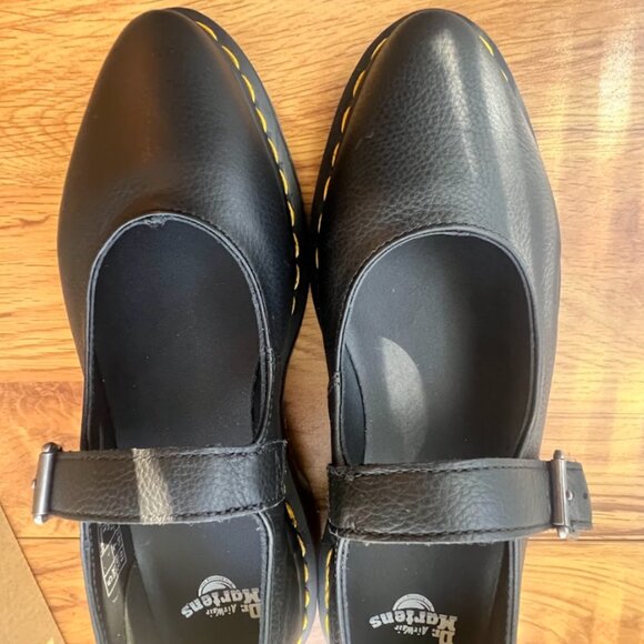 Dr Martens BRAND-NEW Elphie Virginia Leather Mary Jane Shoes Women's Sz 7 - Picture 4 of 13